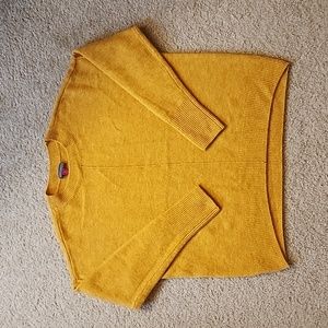 Vince Camuto yellow oversized sweater